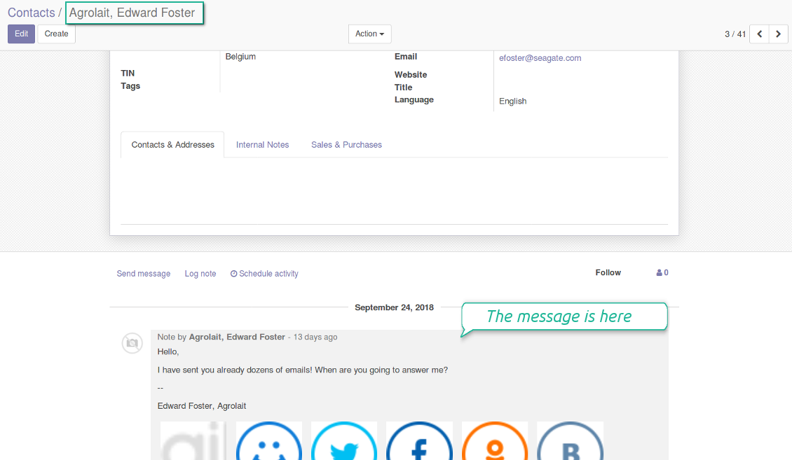 Odoo Final Thread